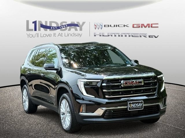 2026 GMC Acadia Elevation in Ebony Twilight Metallic — front three-quarter view