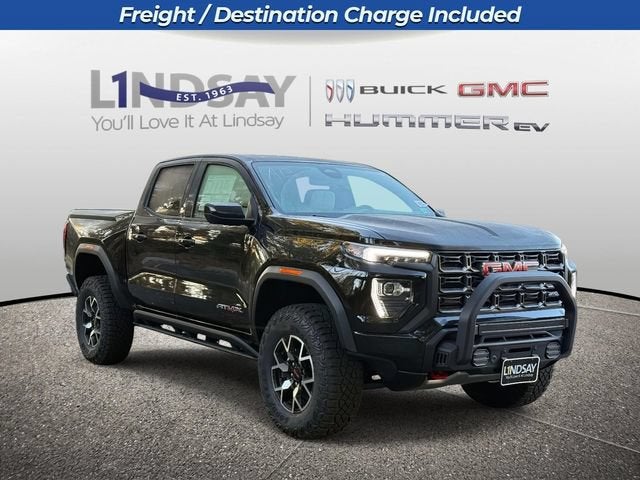 2026 GMC Canyon AT4X in Onyx Black — front three-quarter view