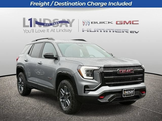 2026 GMC Terrain AT4 in Sterling Metallic — front three-quarter view