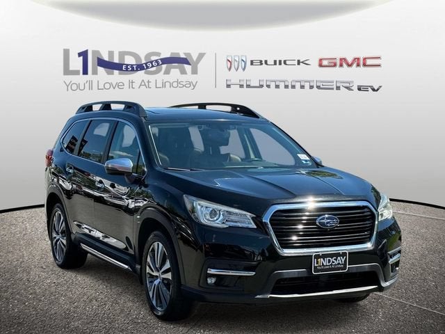 2019 Subaru Ascent Touring in Black — front three-quarter view