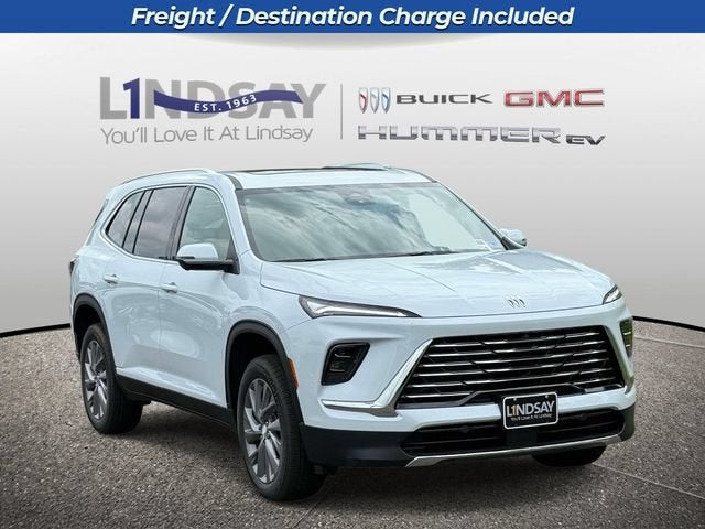 2026 Buick Enclave Preferred in Iridescent White Tricoat — front three-quarter view