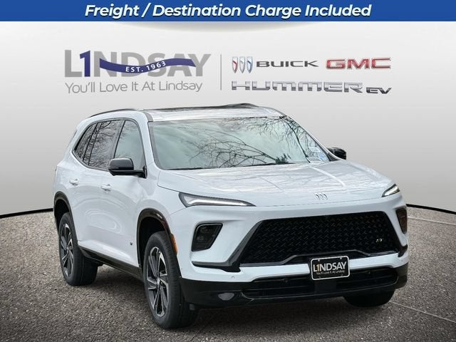 2026 Buick Enclave Sport Touring in Summit White — front three-quarter view