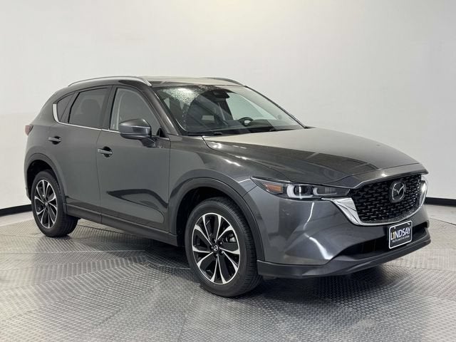 2023 Mazda Mazda CX-5 2.5 S Premium in Gray — front three-quarter view