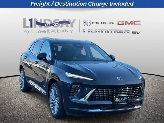 2026 Buick Envision Avenir in Midnight Opal — front three-quarter view