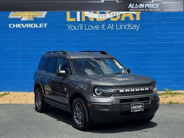 2025 Ford Bronco Sport Big Bend in Gray — front three-quarter view