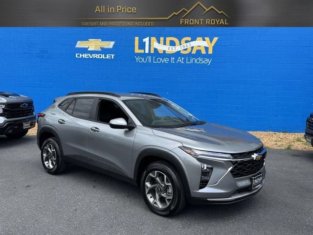 2026 Chevrolet Trax LT in Sterling Gray Metallic — front three-quarter view